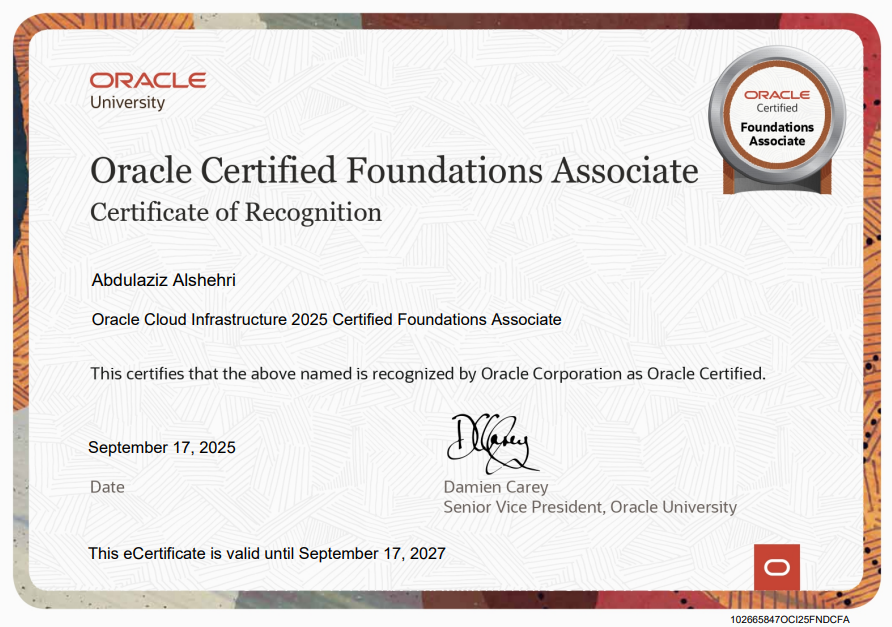 OCI Foundations Associate