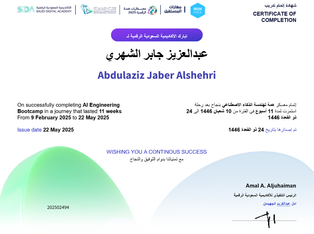 Artificial Intelligence Engineer